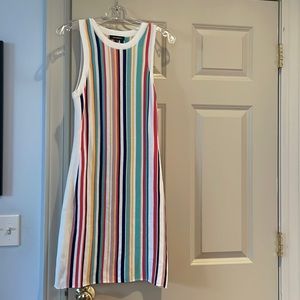 525 America rainbow stripe mini dress. Size XS. Worn once